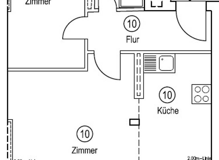 Wohnung zur Miete 669 € 2 Zimmer 48 m² 4. Geschoss frei ab 15.06.2026 Angerstraße 6 Altlindenau Leipzig 04177