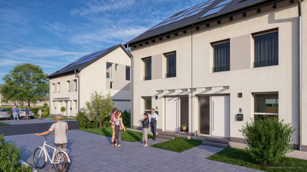 Reihenmittelhaus zum Kauf - Neubau 449.900 € 4,5 Zimmer 121 m² 159 m² Grundstück Mengede Dortmund / Mengede 44359