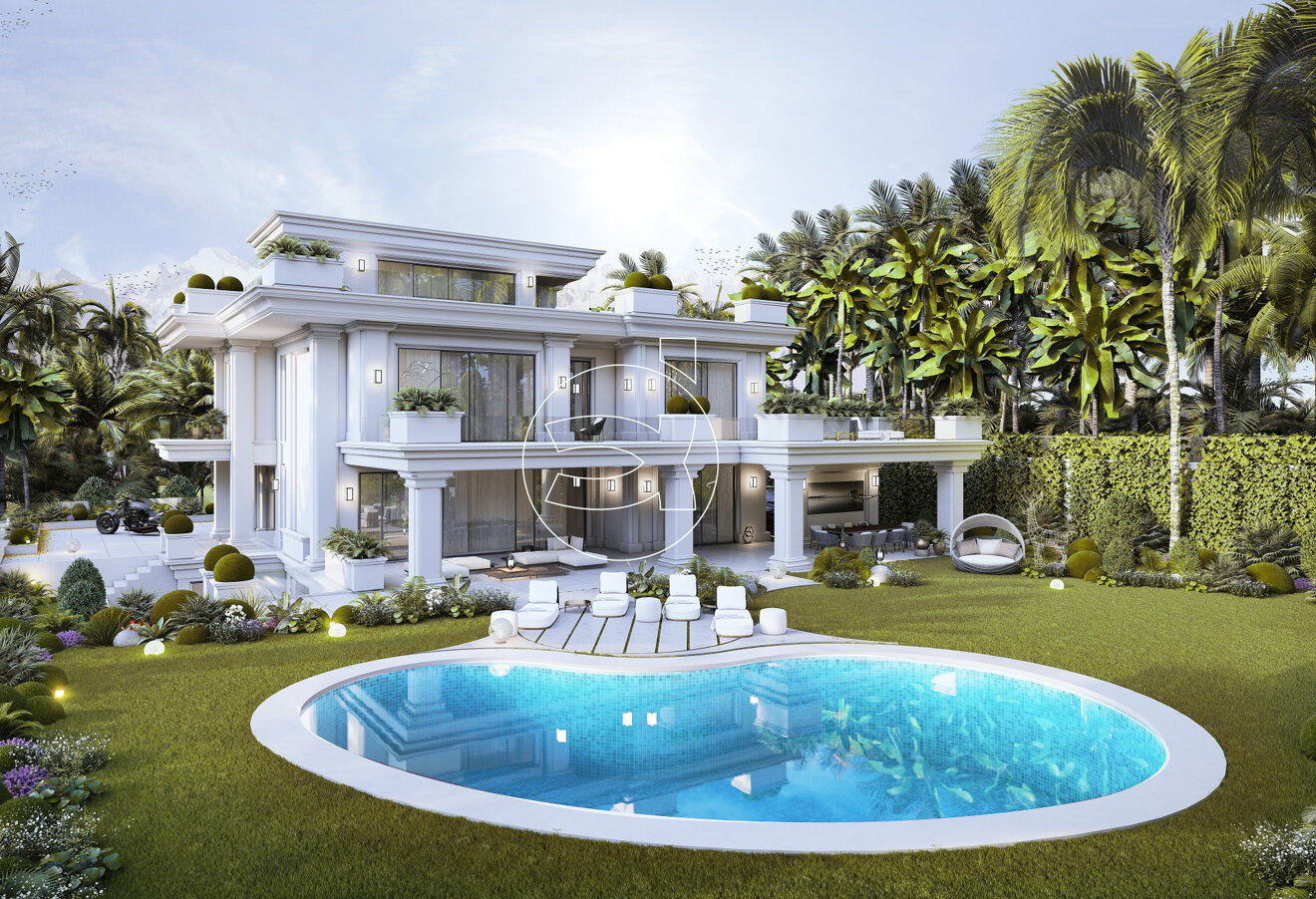 Villa zum Kauf 6.500.000 € 6 Zimmer 647 m²<br/>Wohnfläche 1.442 m²<br/>Grundstück Marbella Golden Mile 29600