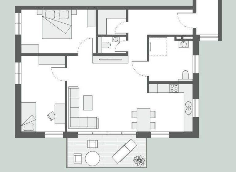 Wohnung zum Kauf - Erstbezug provisionsfrei 437.000 € 3 Zimmer 98,3 m² 1. Geschoss frei ab 01.06.2027 Bonndorf 79848