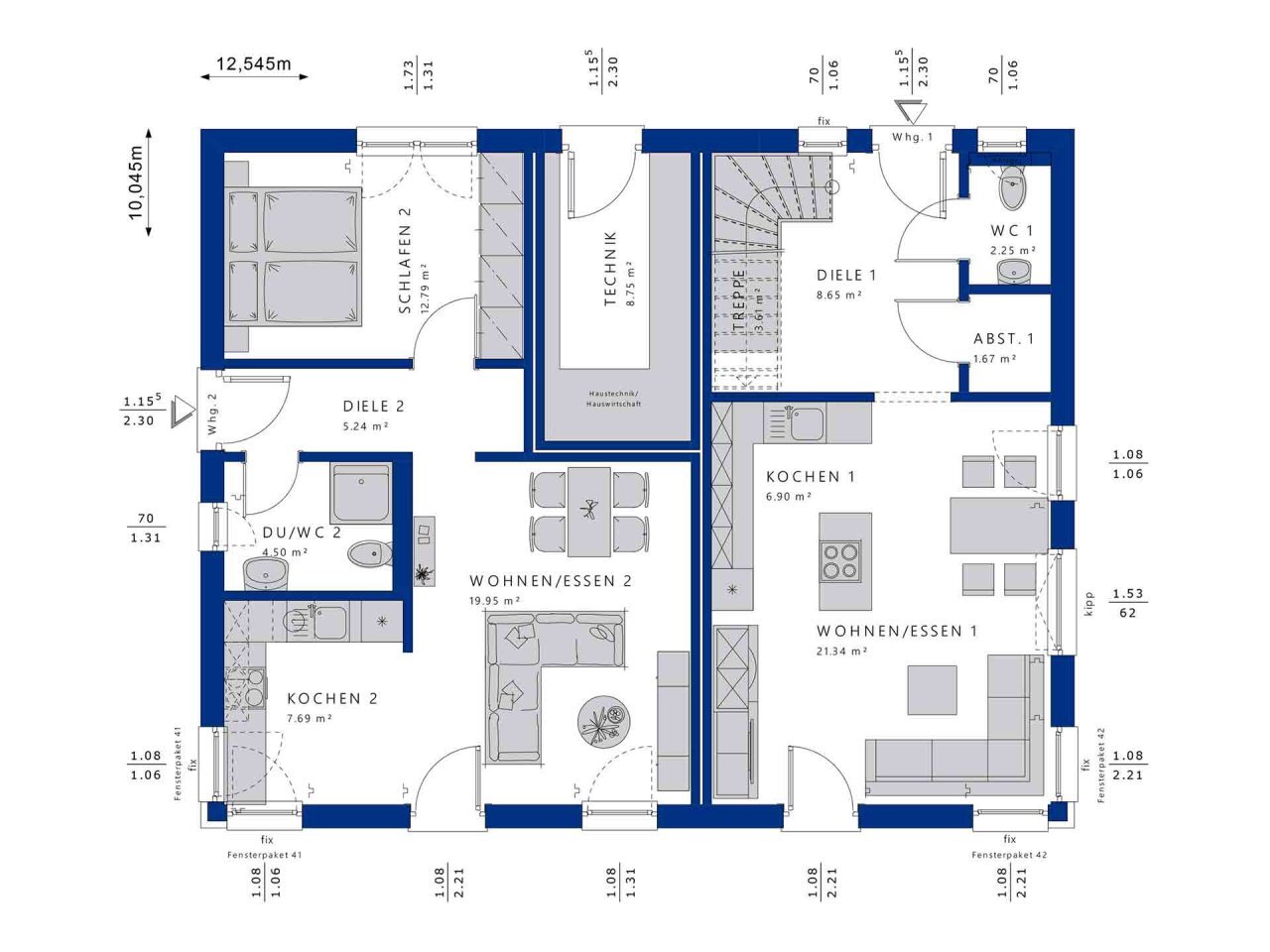 Mehrfamilienhaus zum Kauf 707.000 € 7 Zimmer 207,2 m²<br/>Wohnfläche 498 m²<br/>Grundstück Wildbader Str. 50/2 Rötenbach Bad-Teinach 75385