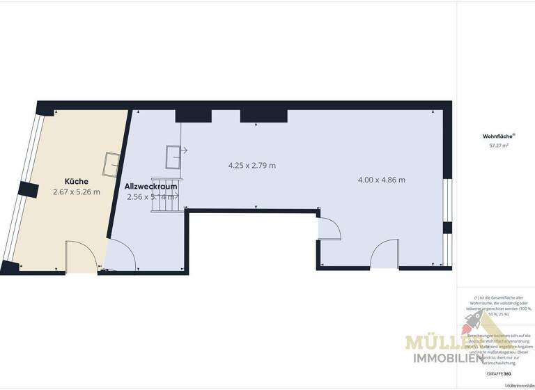 Laden zur Miete 950 € 3 Zimmer 19,4 m² Verkaufsfläche Merzig 66663
