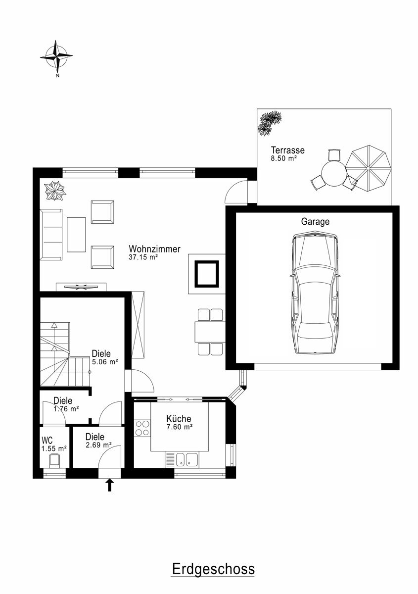 Doppelhaushälfte zum Kauf 910.000 € 8 Zimmer 167,7 m²<br/>Wohnfläche 385 m²<br/>Grundstück Grafing Grafing bei München 85567