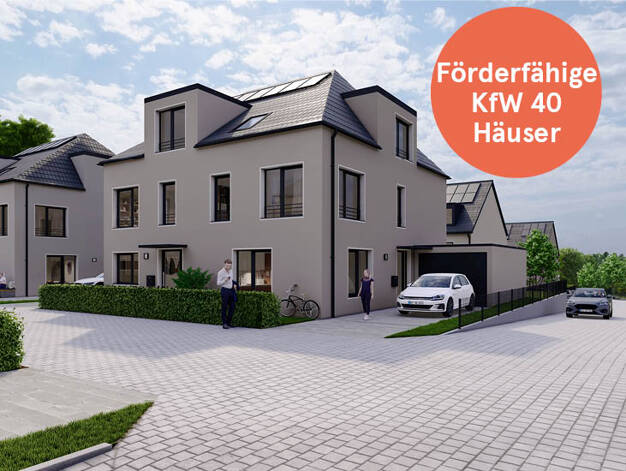 Doppelhaushälfte zum Kauf - Neubau 479.990 € 5 Zimmer 160 m² 344,5 m² Grundstück Langer Weg 1 Bammersdorf Eggolsheim 91330