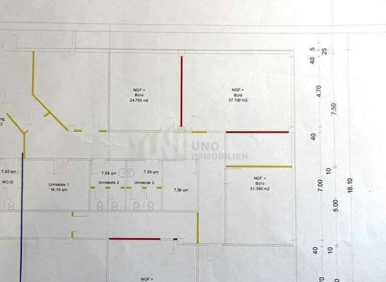 Bürogebäude zur Miete 300 m² Bürofläche Münchingen Korntal-Münchingen 70825
