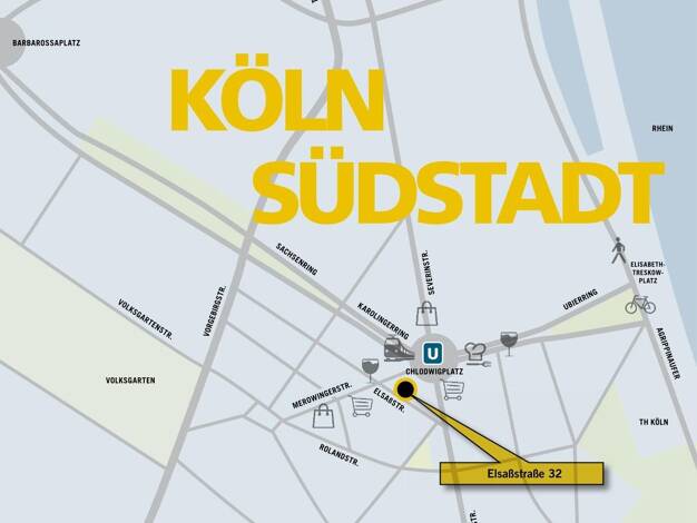 Mehrfamilienhaus zum Kauf provisionsfrei 1.400.000 € 10 Zimmer 248,9 m² 305,6 m² Grundstück frei ab sofort Elsaßstr. 32 Neustadt-Süd Köln 50677