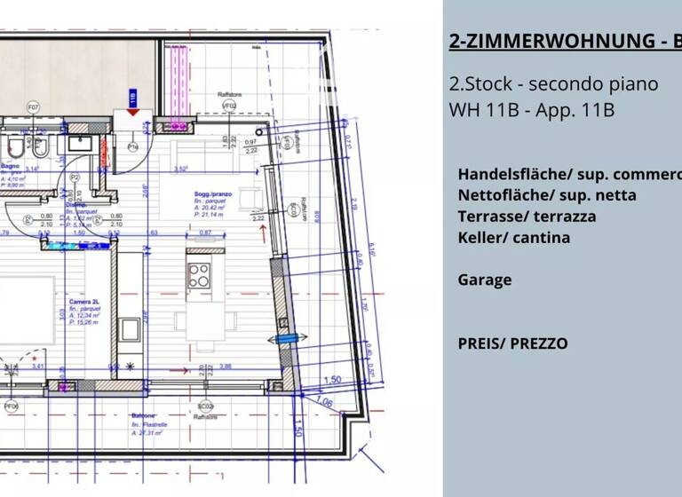 Wohnung zum Kauf 398.000 € 2 Zimmer 78 m² 2. Geschoss Bozen 39100