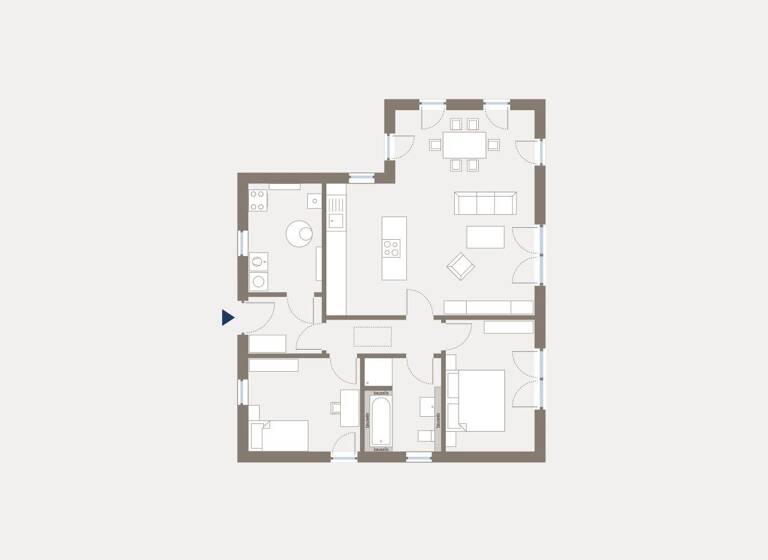 Bungalow zum Kauf 490.179 € 3 Zimmer 88,3 m² 440 m² Grundstück Wüscheid Waldbreitbach Wüscheid 56588