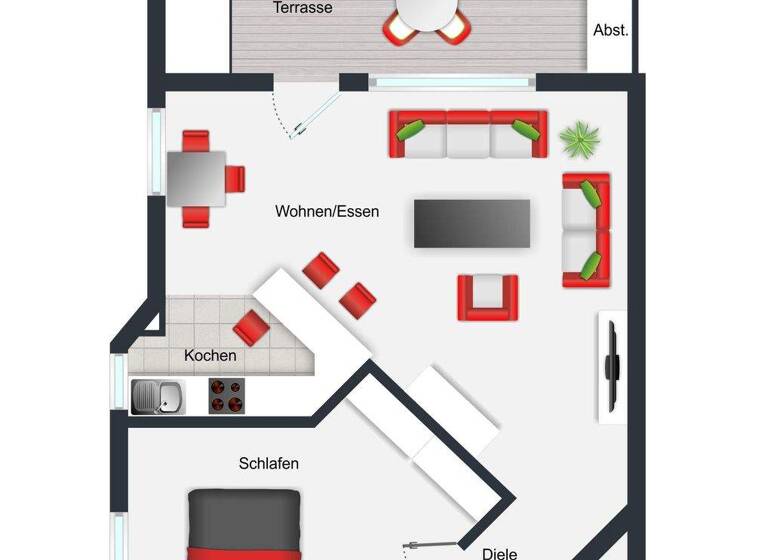 Wohnung zum Kauf 170.000 € 2 Zimmer 64 m² 1. Geschoss St Ilgen Leimen 69181