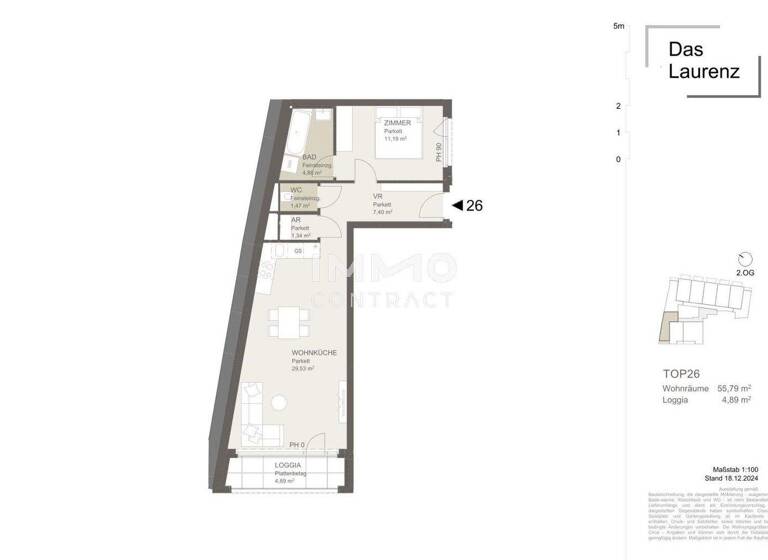 Wohnung zum Kauf - Erstbezug 327.500 € 2 Zimmer 55,8 m² Wien 1110