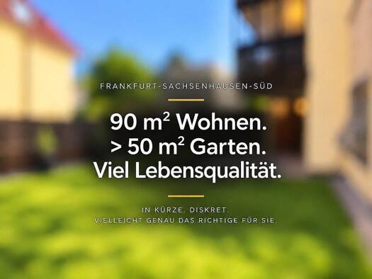 Wohnung zum Kauf provisionsfrei 519.000 € 3 Zimmer 90 m² EG Sachsenhausen Frankfurt am Main 60598