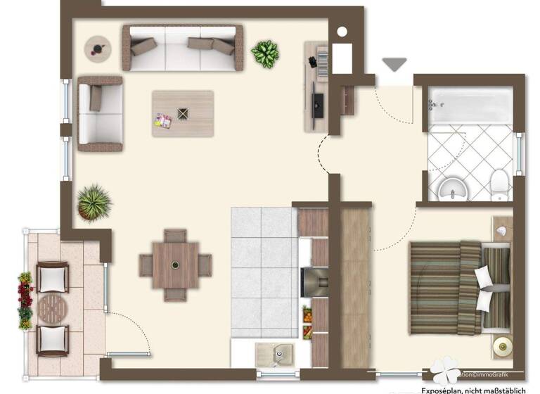 Wohnung zum Kauf 192.000 € 2 Zimmer 49,5 m² 1. Geschoss Stockstadt 63811