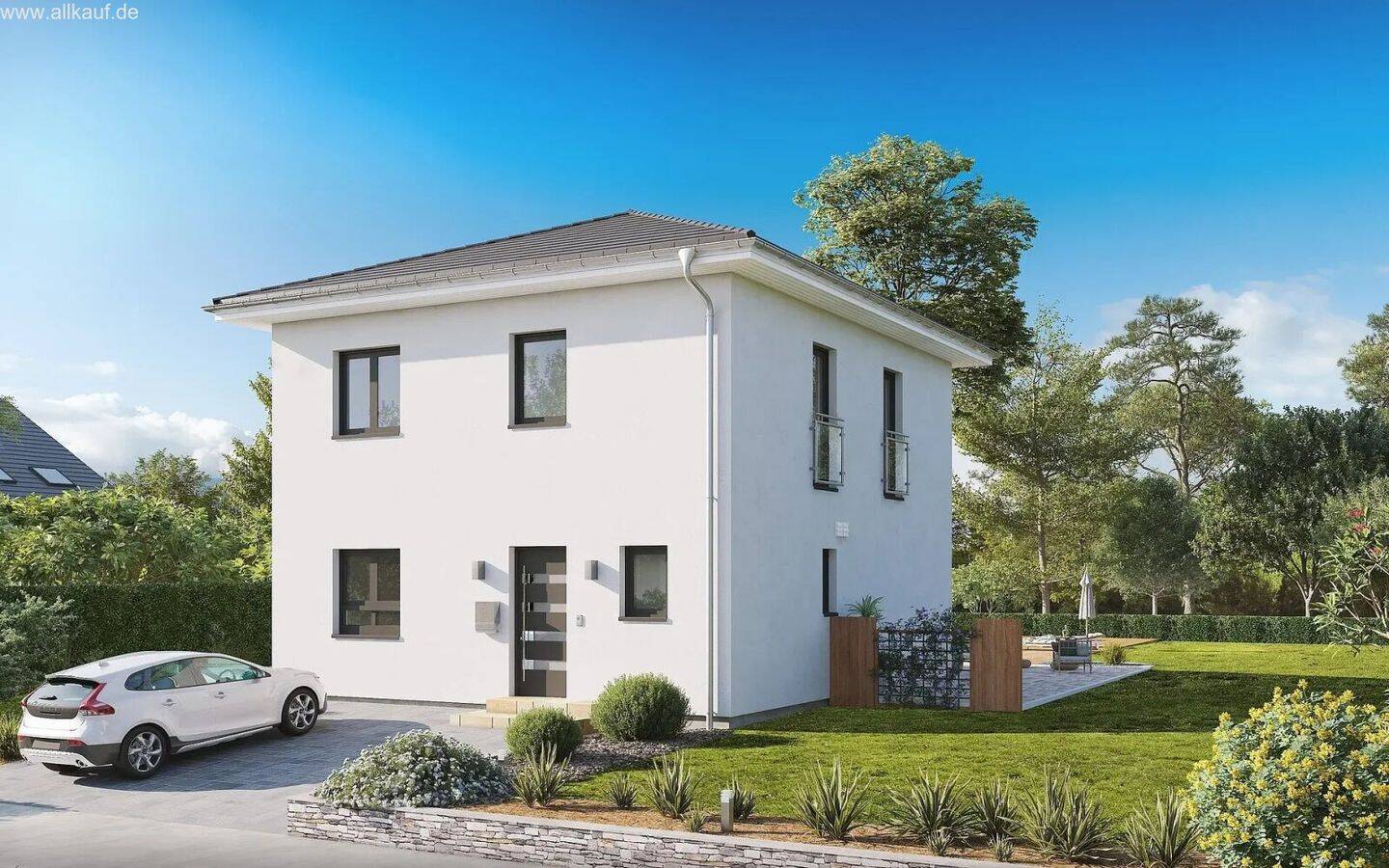 Immobilie in Freystadt - HOME 2 - Ihr modernes Einfamilienhaus für großzügiges Familienleben inklusive Baugrundstück - Bild 1