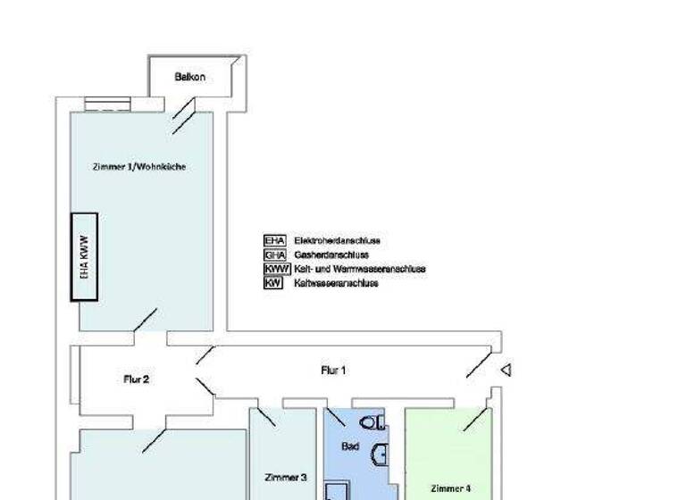 Wohnung zur Miete 1.881 € 3 Zimmer 104,5 m² frei ab sofort Rheinstr. 22 Friedenau Berlin 12161