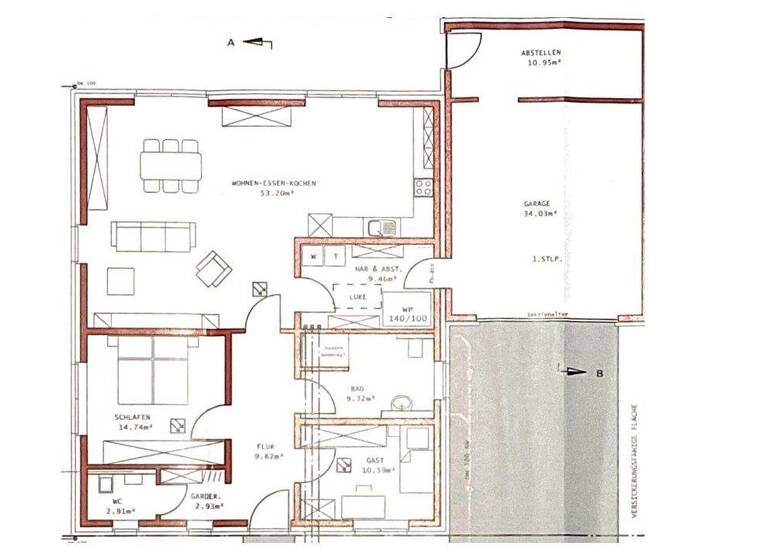Bungalow zum Kauf 579.000 € 3 Zimmer 113 m² 478 m² Grundstück Langbroich Gangelt 52538