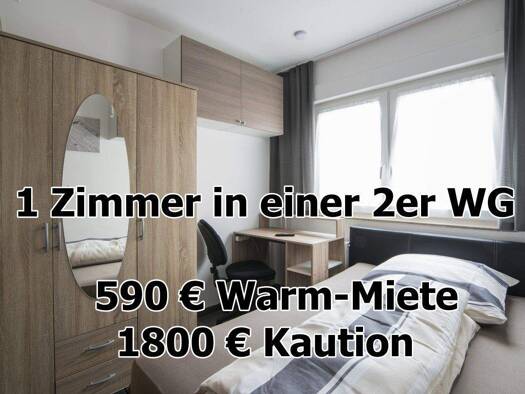 Wohnung zur Miete 590 € 1 Zimmer 15 m² 2. Geschoss Blücherstr. 30A Nordstadt Pforzheim 75177