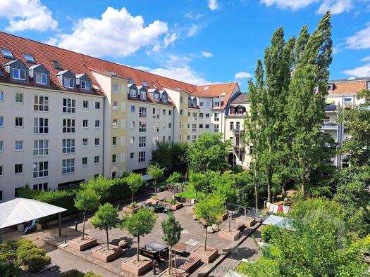 Wohnung zur Miete 669 € 2 Zimmer 73,4 m² 4. Geschoss Schenkendorfstraße 39 Südvorstadt Leipzig 04275