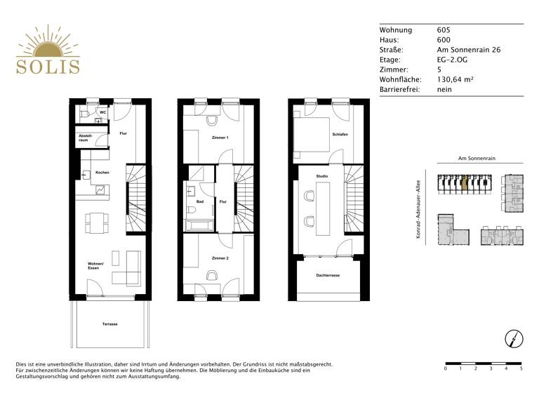 Maisonette zur Miete 1.395 € 5 Zimmer 123,3 m²<br/>Wohnfläche EG<br/>Geschoss Am Sonnenrain 26 Hessental Schwäbisch Hall 74523