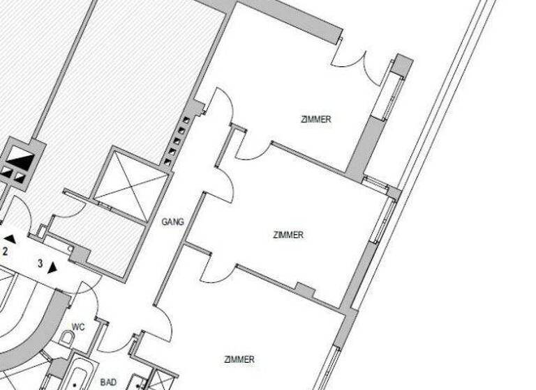 Wohnung zur Miete 1.579 € 3 Zimmer 86,6 m² 1. Geschoss Wien 1010