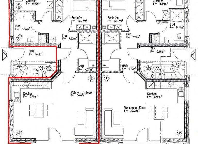 Mehrfamilienhaus zum Kauf 1.750.000 € 6 Zimmer 162,3 m² 513 m² Grundstück Groß Borstel Hamburg 22453