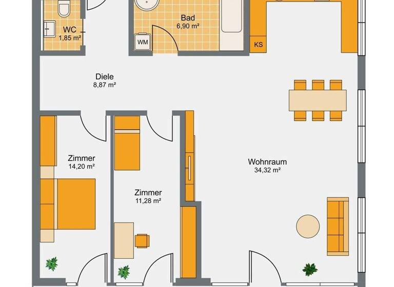 Wohnung zum Kauf 498.000 € 3 Zimmer 86 m² EG Mayrhofen / Eckartau A-6290