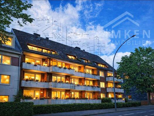 Penthouse zum Kauf 288.000 € 2 Zimmer 50 m² 3. Geschoss Fuhlsbüttel Hamburg 22335