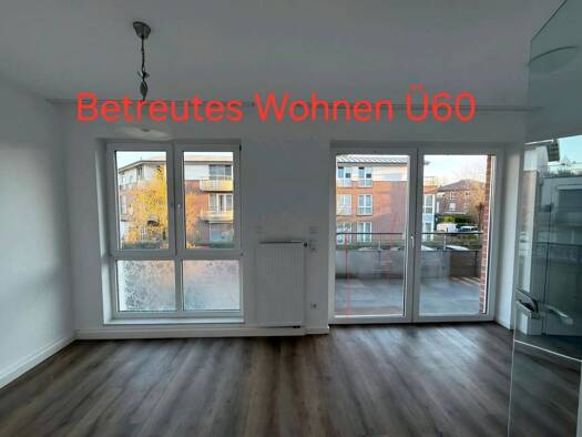 Terrassenwohnung zur Miete 540 € 2 Zimmer 40 m² Geschoss 1/2 frei ab sofort Esterfeld Meppen 49716