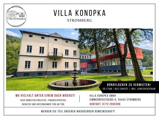 Bürofläche zur Miete 500 € 1 Zimmer 23 m² Bürofläche Simmerner Straße 8 Stromberg 55442