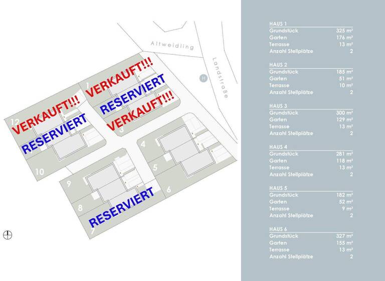 Reihenendhaus zum Kauf - Erstbezug provisionsfrei 449.000 € 119 m² 366 m² Grundstück frei ab 01.12.2026 Altweidling Lerchenfeld Krems an der Donau(Stadt) 3500