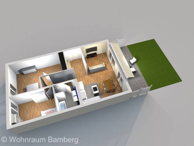 Wohnung zur Miete 1.255 € 3 Zimmer 94,5 m² frei ab 01.08.2026 Neuerbstraße 43 Bamberg 96050