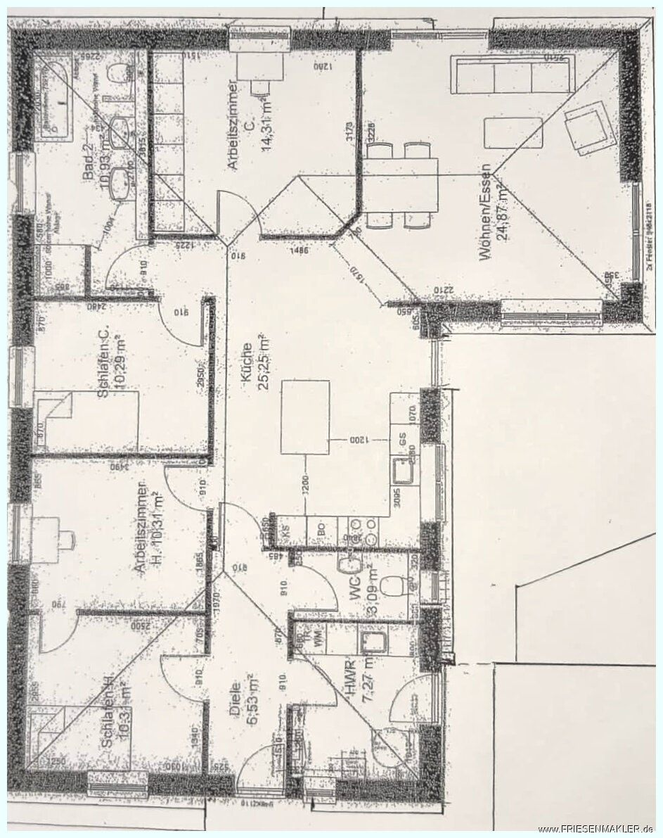 Bungalow zum Kauf 420.000 € 5 Zimmer 123 m²<br/>Wohnfläche 902 m²<br/>Grundstück Högel 25858