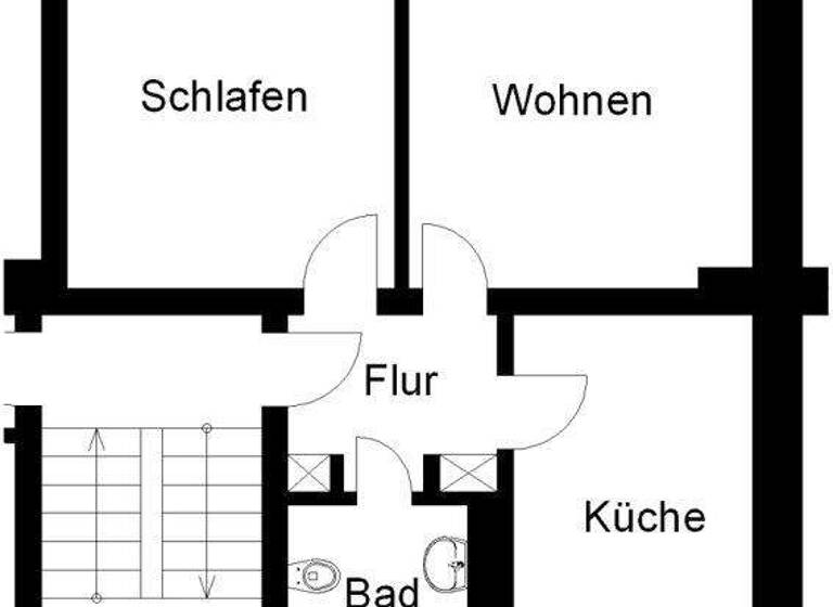 Wohnung zur Miete 494 € 2 Zimmer 54,9 m² 1. Geschoss frei ab 26.03.2026 Schillerstr. 19 Seelze 30926