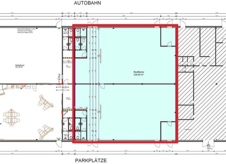 Lagerhalle zum Kauf 1.075.000 € 950 m² Lagerfläche An der Autobahn 6 Buchholz 29690