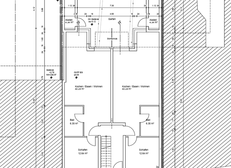 Wohnung zum Kauf - Erstbezug 249.000 € 2 Zimmer 49 m² 1. Geschoss Mitte Velbert 42549
