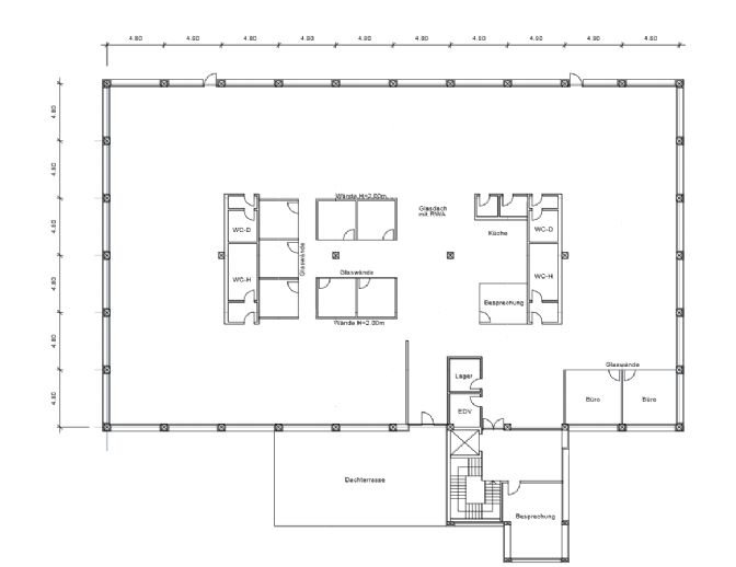 Bürofläche zur Miete 1.400 m²<br/>Bürofläche Wilhelmitor - Süd Braunschweig 38122