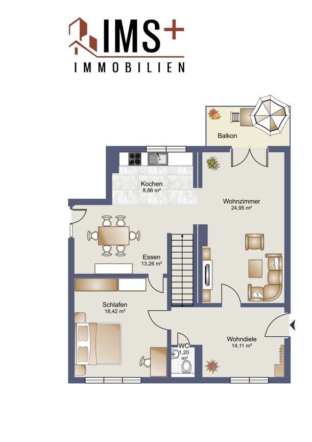 Wohnung zum Kauf 360.000 € 4 Zimmer 115,3 m²<br/>Wohnfläche EG<br/>Geschoss Wiesentalstr. 32 Minseln Rheinfelden / Minseln 79618