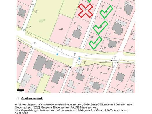 Grundstück zum Kauf provisionsfrei 245.000 € 585 m² Grundstück Dammhausen Buxtehude 21614