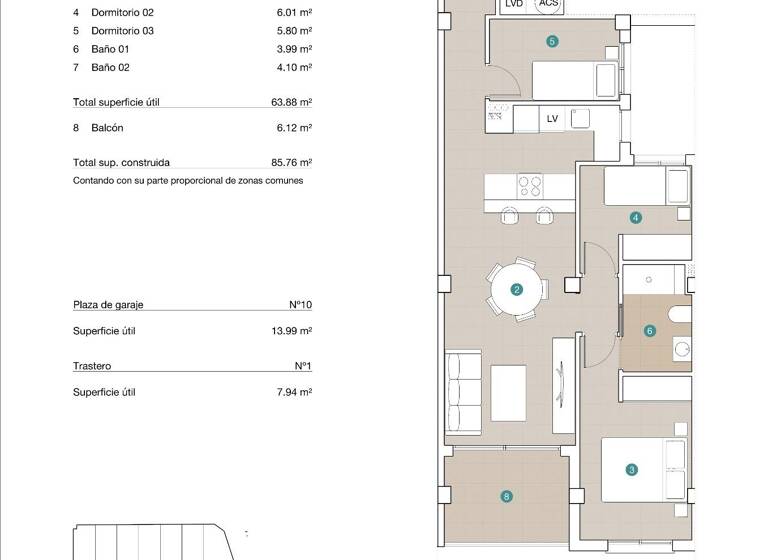 Studio zum Kauf provisionsfrei 151.000 € 4 Zimmer 74 m² JACARILLA 03310