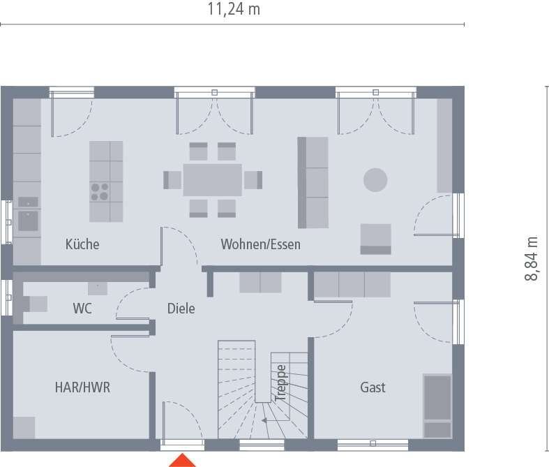 Einfamilienhaus zum Kauf provisionsfrei 414.000 € 5 Zimmer 161 m²<br/>Wohnfläche 600 m²<br/>Grundstück Lobsing Pförring 85104