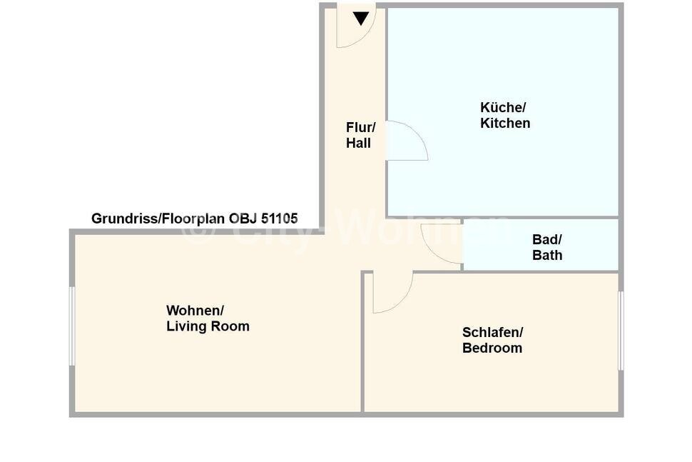 Wohnung zur Miete Wohnen auf Zeit 1.550 € 2 Zimmer 46 m²<br/>Wohnfläche 01.12.2024<br/>Verfügbarkeit Frickestraße Eppendorf Hamburg 20251