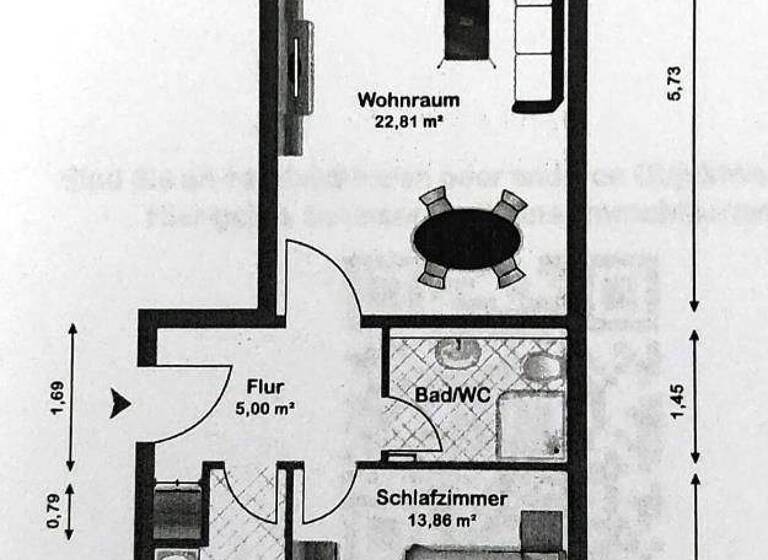 Wohnung zum Kauf 189.000 € 2 Zimmer 56 m² 3. Geschoss frei ab sofort Nordstadt Fürth 90765