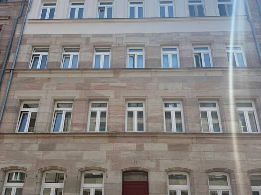 Studio zur Miete 500 € 1 Zimmer 23 m² 1. Geschoss frei ab sofort Pfisterstraße 13 Innenstadt Fürth 90762