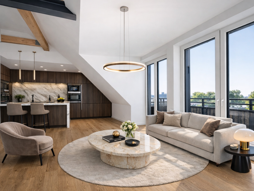 Penthouse zum Kauf - Erstbezug 485.000 € 3 Zimmer 67,9 m² 5. Geschoss Mülheim Köln 51063