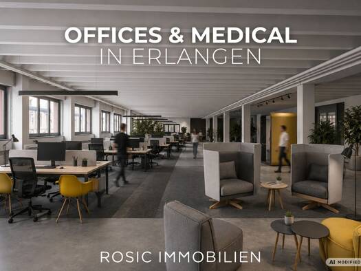 Bürofläche zur Miete provisionsfrei 32 Zimmer 1.500 m² Bürofläche Tennenlohe Erlangen 91058
