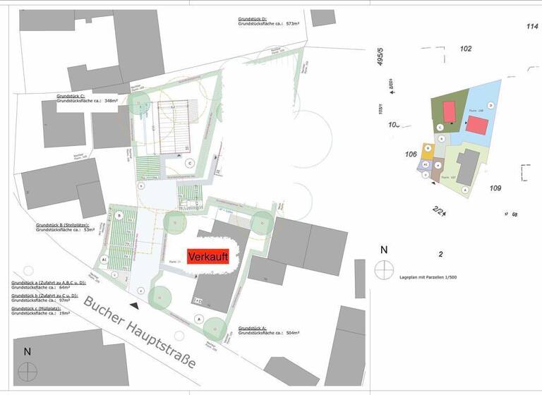 Grundstück zum Kauf 239.000 € 434 m² Grundstück Buch Nürnberg 90427