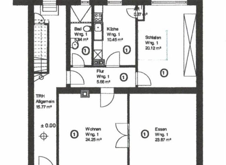 Wohnung zum Kauf 89.000 € 3 Zimmer 90 m² Innenstadt Neunkirchen 66538