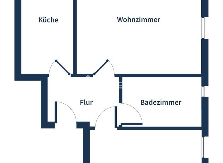 Wohnung zum Kauf 129.500 € 2 Zimmer 50,3 m²<br/>Wohnfläche 1.<br/>Geschoss Coschütz-West Dresden 01189