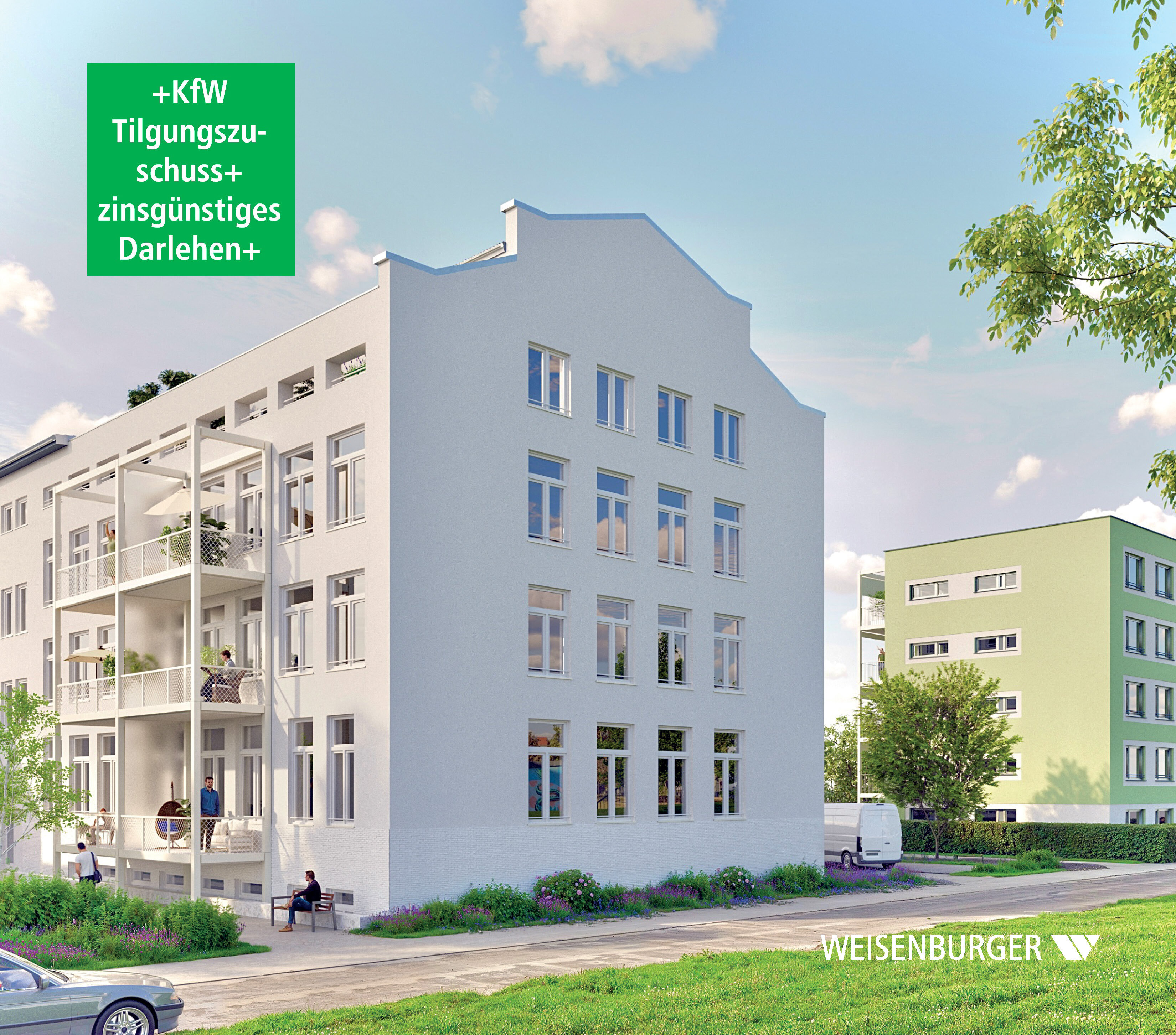 Wohnung zum Kauf provisionsfrei 154.000 € 2 Zimmer 42,6 m²<br/>Wohnfläche 1.<br/>Geschoss Heinrich-Heine-Straße 1b Schkeuditz Schkeuditz 04435