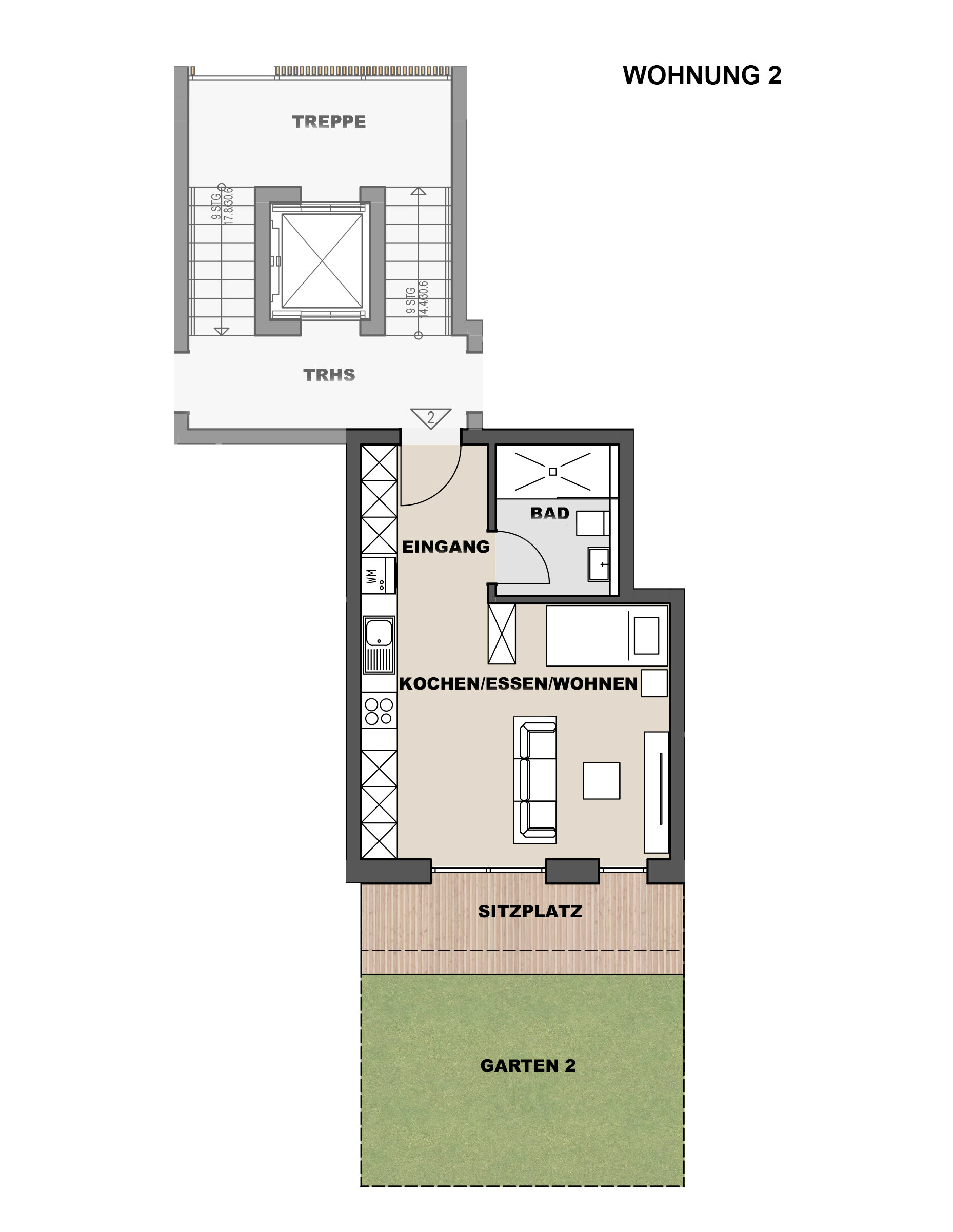 Wohnung zum Kauf provisionsfrei 338.700 € 1 Zimmer 36 m²<br/>Wohnfläche 31.03.2026<br/>Verfügbarkeit Im Hofergärtle 1 Wangen Öhningen 78337