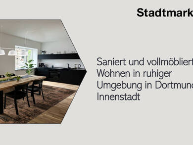 Wohnung zur Miete 1.200 € 3 Zimmer 60 m² frei ab sofort Hövelstraße 8 Mitte Dortmund 44137